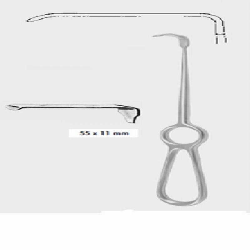 Ретрактор КОХЕР (KOCHER), 19 см (сm), 55х11 мм (mm)